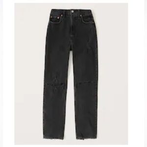Abercrombie 90s Ultra High Rise Straight Jeans